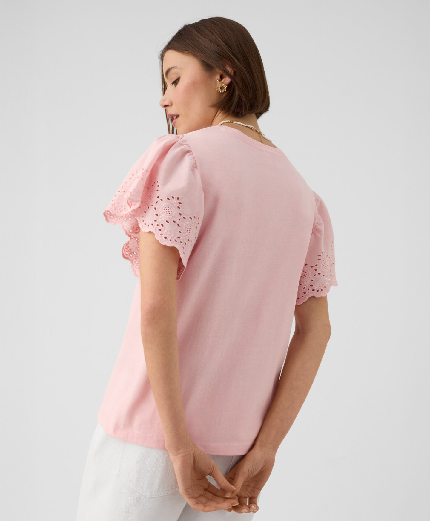 3 Canottiere Con Pizzo HERMKO | Cotone Biologico 100% | Donna | Comfort E Tolleranza Cutanea - Foto 9