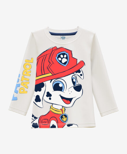 Maglia bianca neonato Paw Patrol