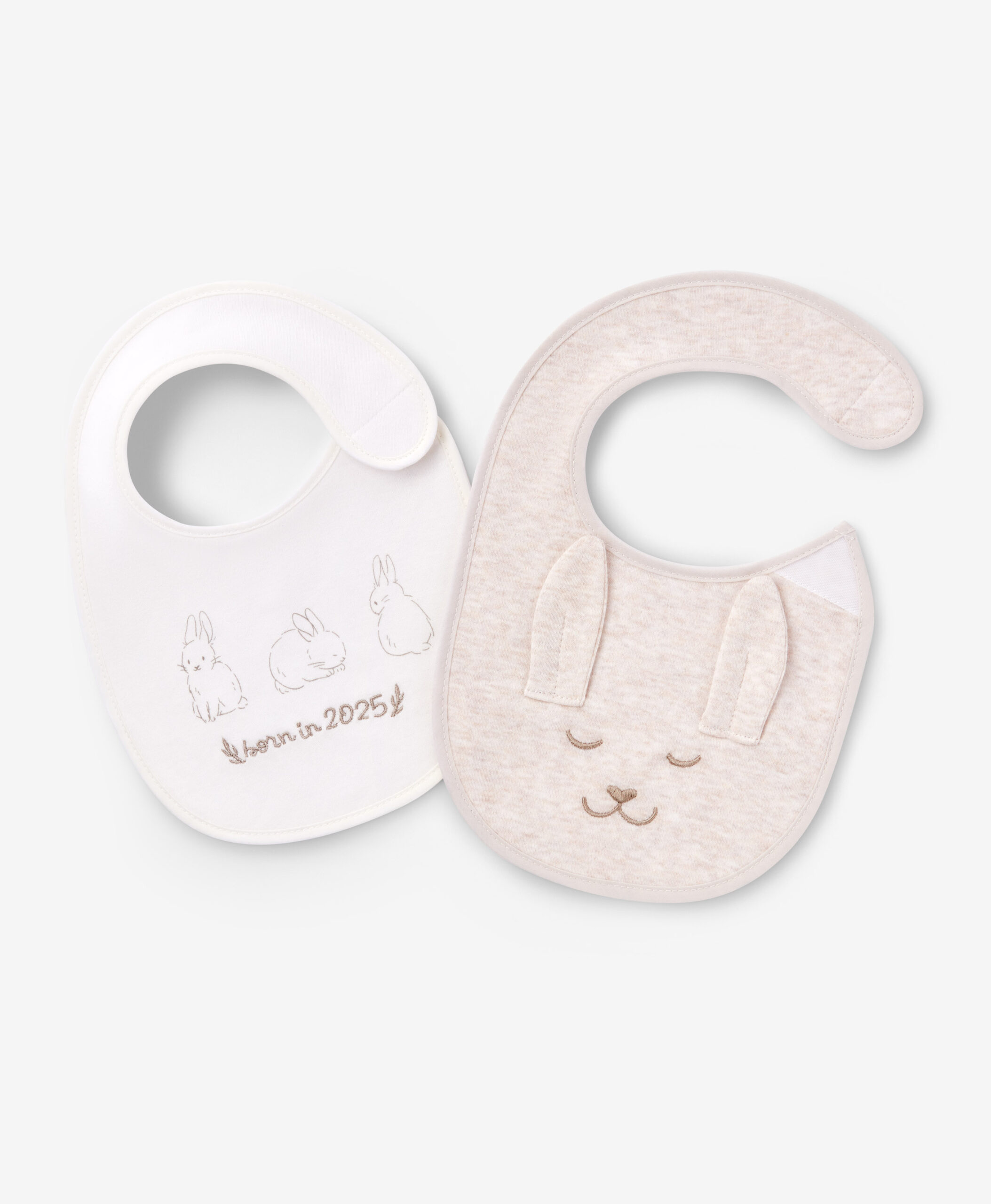 Accessori Ovs Bavaglini Neonato Set Bavaglini Beige Da Neonato