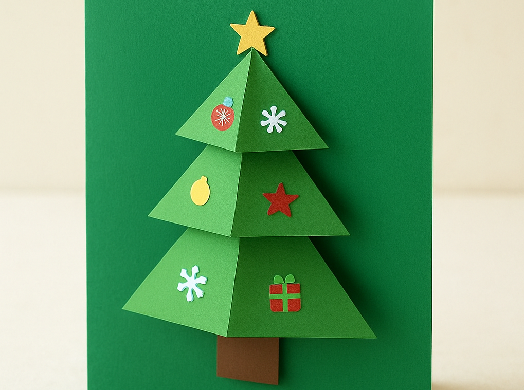 biglietto di natale in 3D