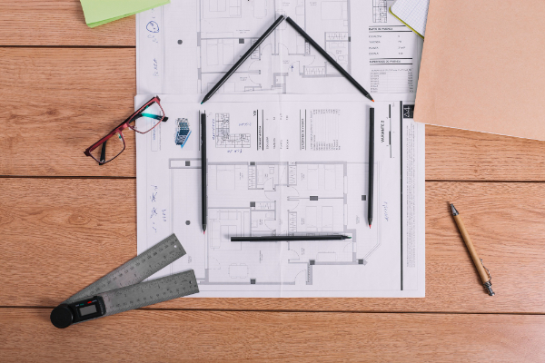 piantina casa da arredare