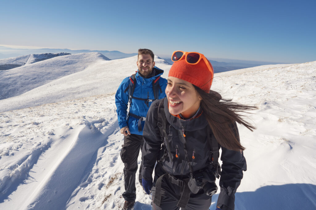 vestiti invernali per la montagna