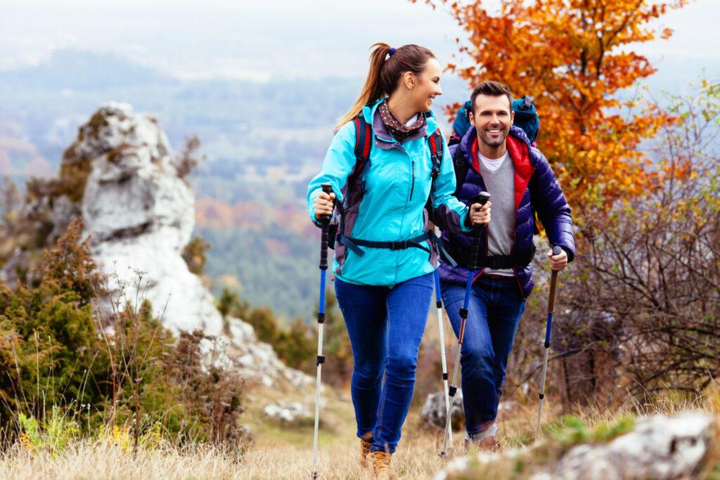 vestirsi in montagna per un trekking