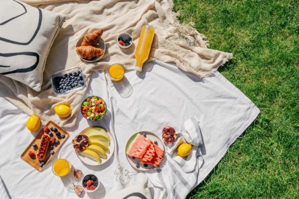 menu sostenibile per picnic ecologico